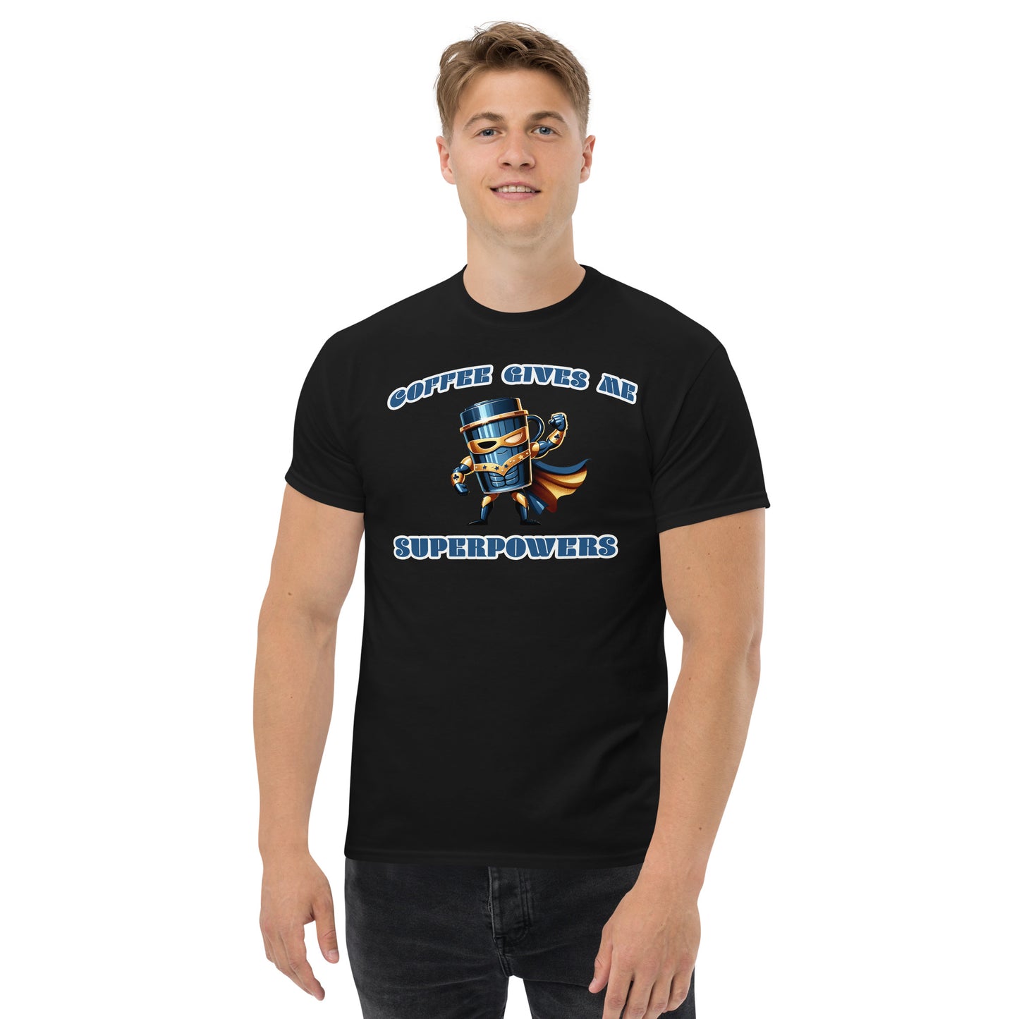 Men's Coffee Superhero Shirt