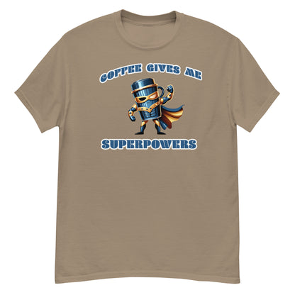 Men's Coffee Superhero Shirt