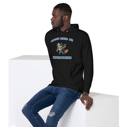 Men's Coffee Superhero Hoodie