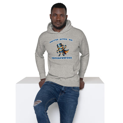 Men's Coffee Superhero Hoodie