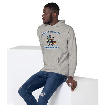 Men's Coffee Superhero Hoodie