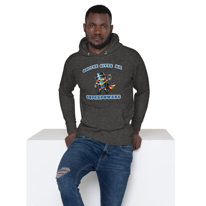 Men's Coffee Superhero Hoodie